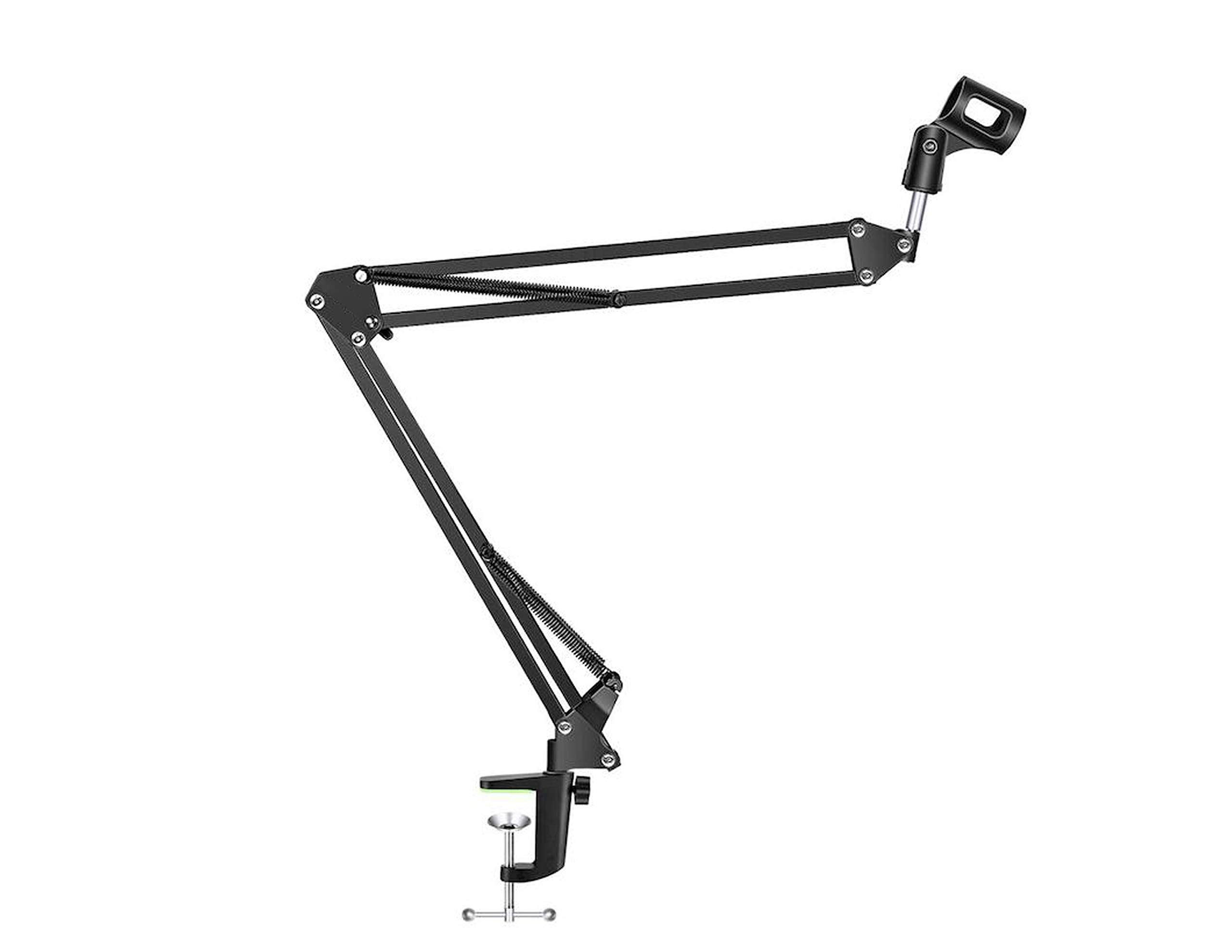 ARM33 Universal Desk-Mounted Broadcast Microphone Boom Arm - Adjustable Mic Stand for Podcasting, Streaming, Gaming & Studio Recording - Perfect for Home Office, Voiceovers & Content Creation