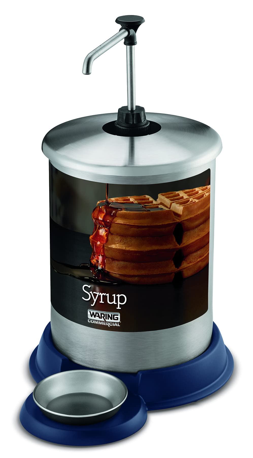 Waring Commercial WSD1G 1 Gallon Syrup Dispenser for Waffles, Pancakes & Crepes - Perfect for Restaurants, Diners & Breakfast Buffets