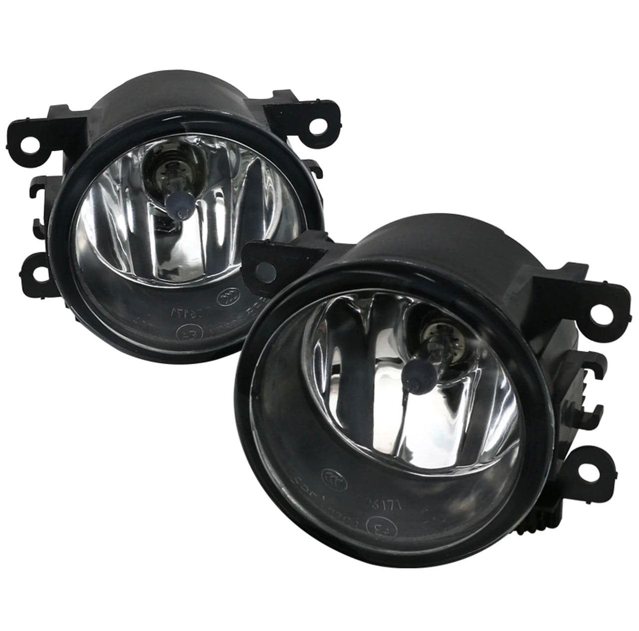 2016-2018 Honda Pilot Fog Lights - Chrome Housing with Clear Lens - Durable Replacement Fog Lights for Enhanced Night Driving Visibility - Perfect for Off-Road, Rainy & Foggy Conditions