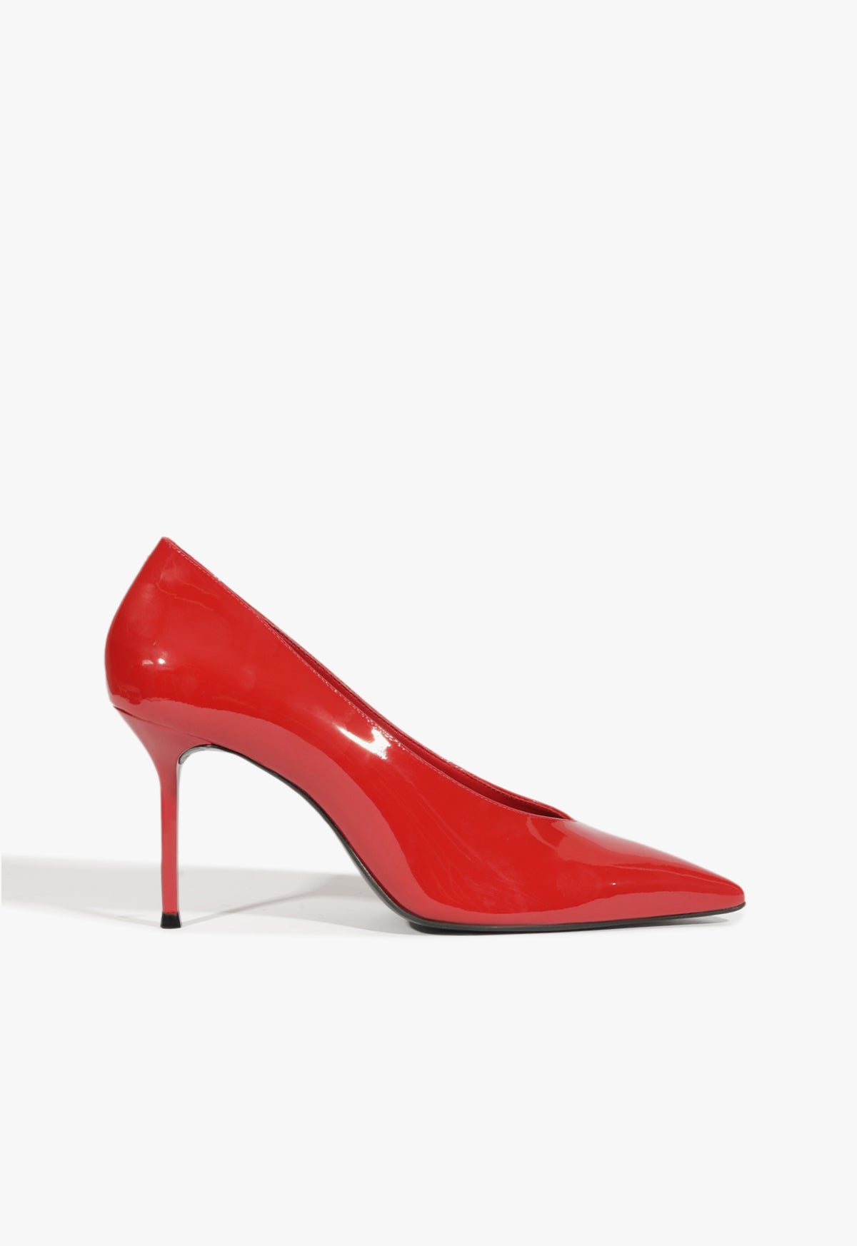 Alicia Patent Leather Pump Shoes - Women's Mid Heel (2.4