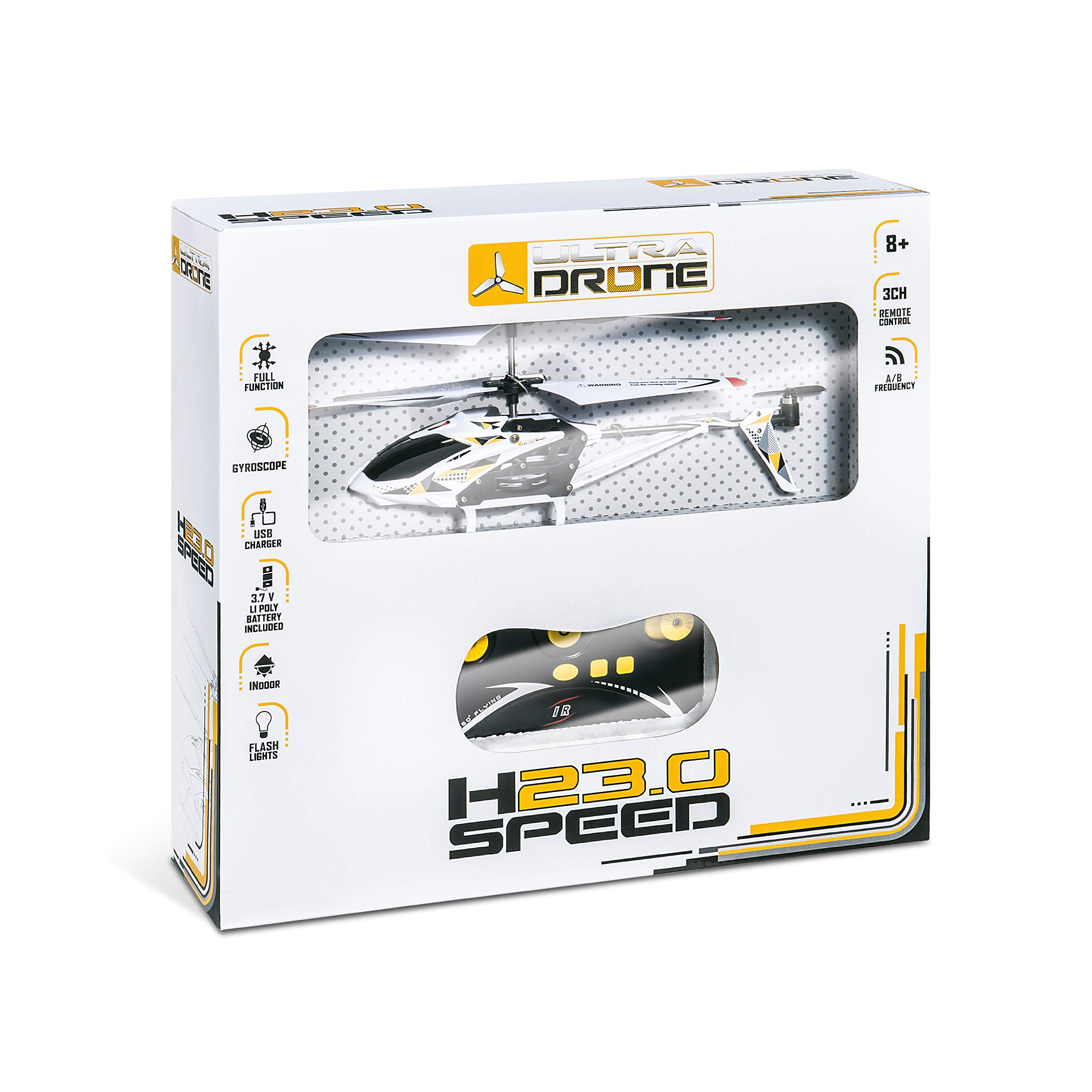 MONDO Motors 63268 Remote Control Helicopter with Infrared S5 - Best RC Toy for Kids & Adults, Perfect for Indoor & Outdoor Flying Fun