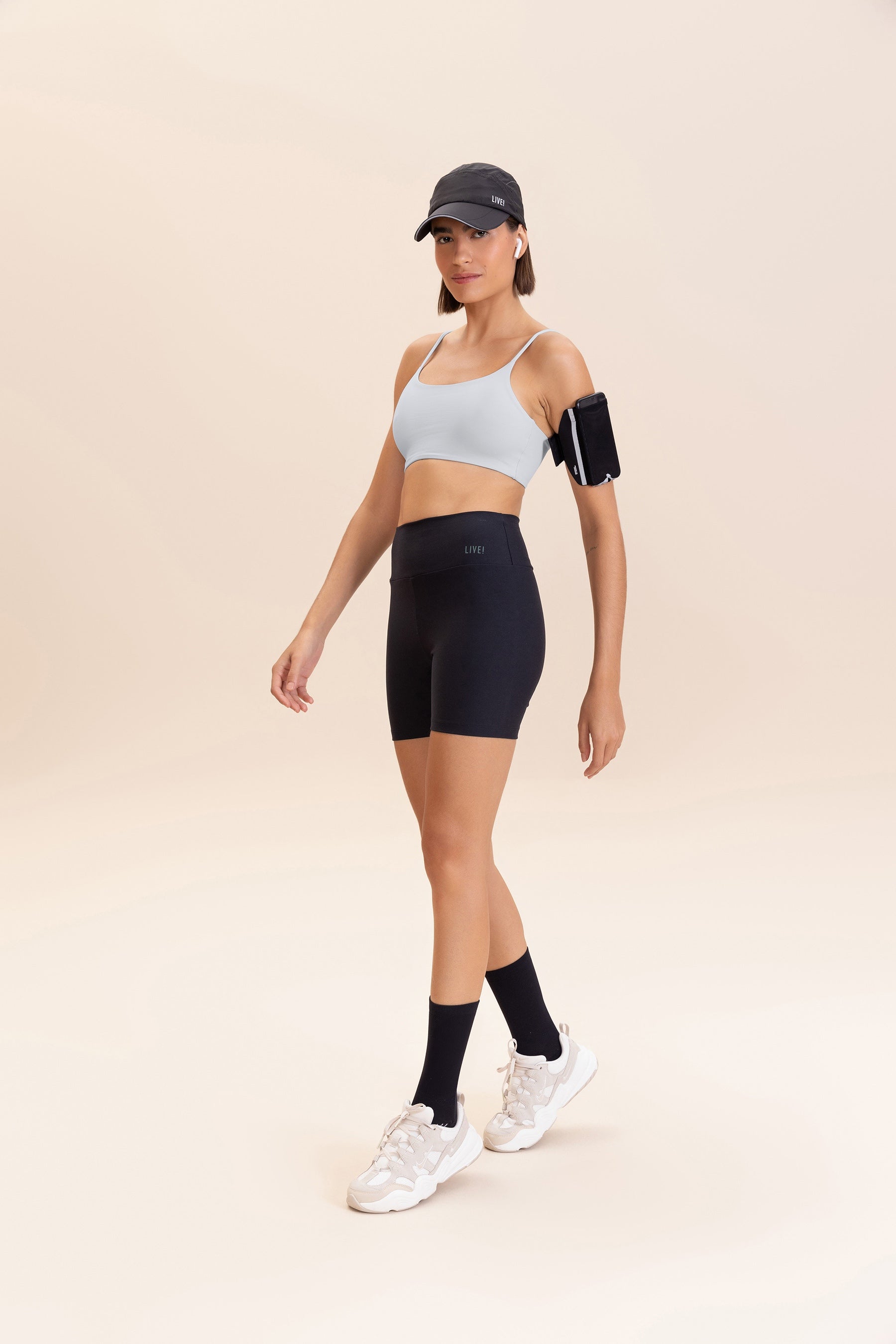 Curve Sense® High Support Sports Bra for Women - Comfortable & Breathable Workout Top for Running, Yoga & Gym