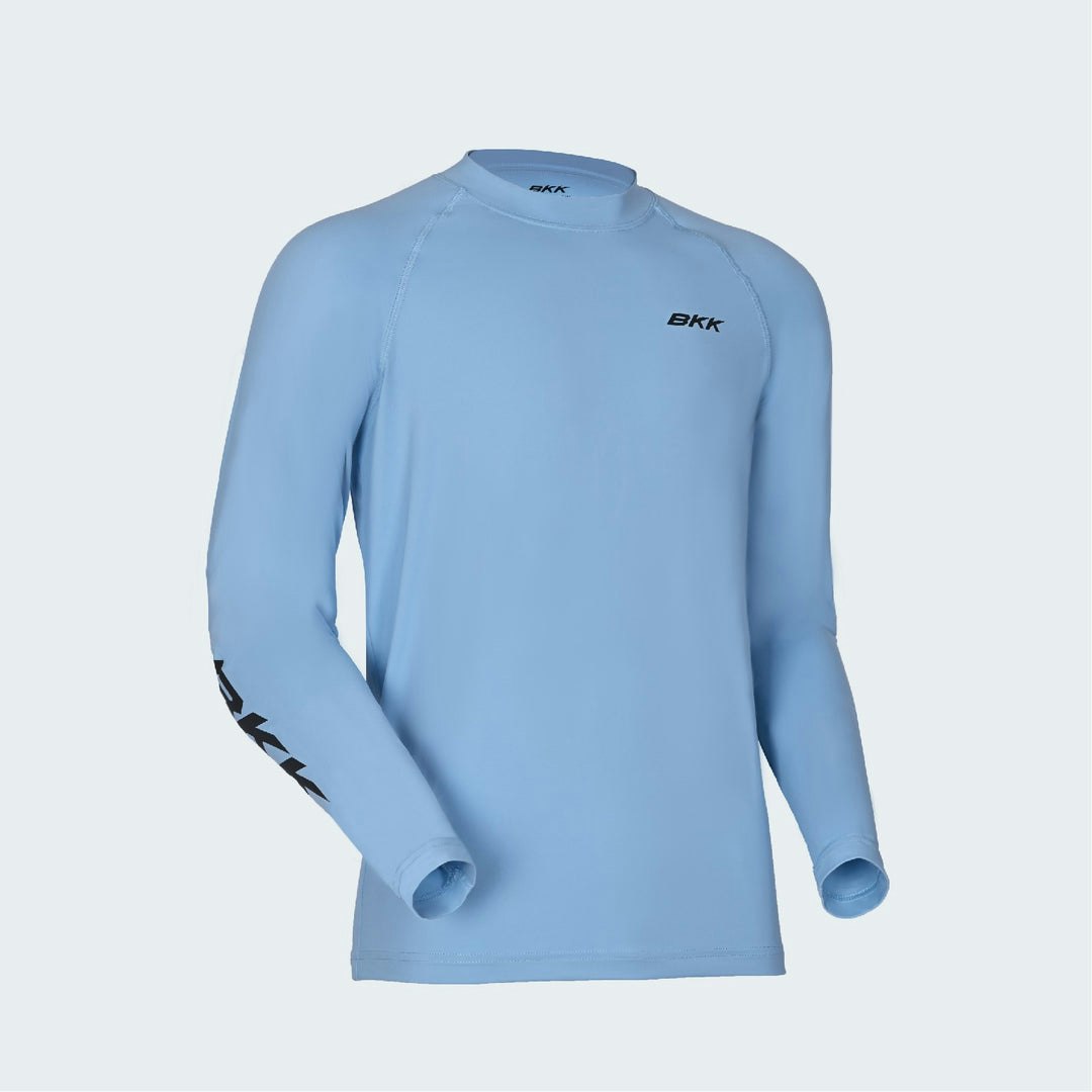 BKK Men's Long Sleeve Performance Shirt - Moisture Wicking, Breathable & UV Protection Activewear for Running, Hiking & Outdoor Sports