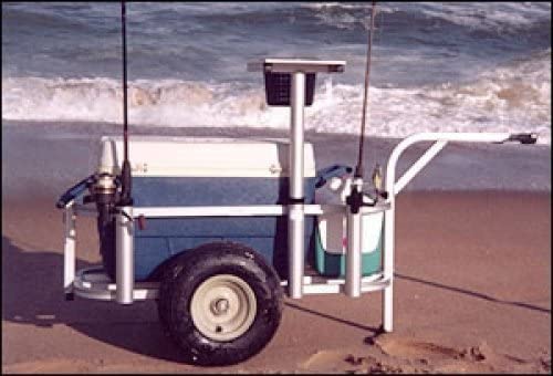 Angler's Fish N Mate 105 Jr. Fishing Cart with Foldable Table - Portable Gear Hauler for Beach, Boat & Shore Fishing Trips