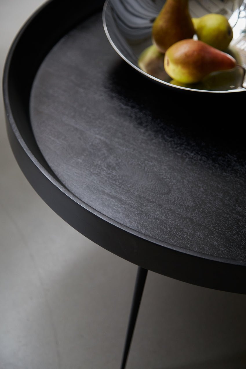 Mater Modern Wooden Bowl Table - Stylish & Functional Home Decor for Living Room, Dining Room, or Bedroom