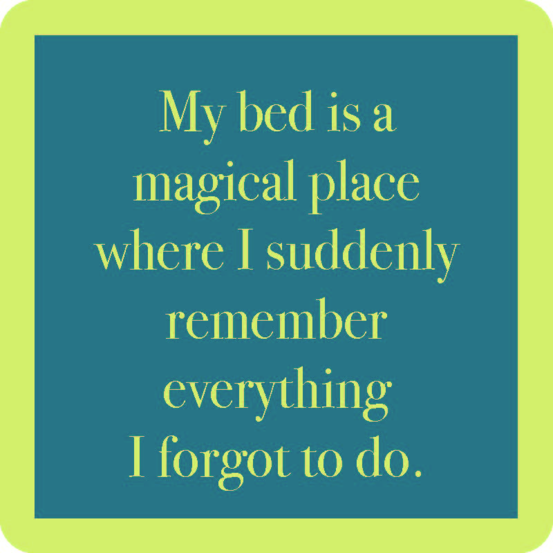 Magical Place Coaster for Bedside - Cute Drink Coaster Set for Coffee Table, Nightstand & Home Decor - Perfect Gift for Home & Office Use