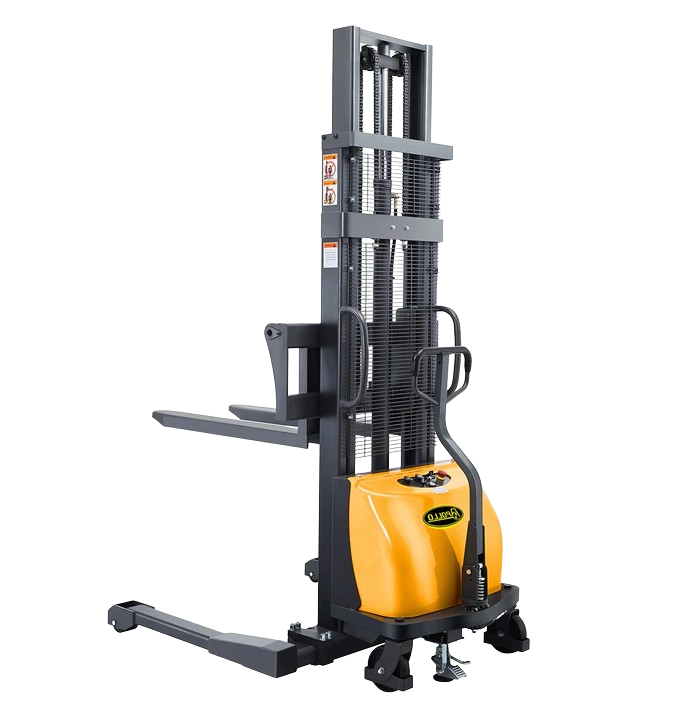 Apollolift A 3010 Semi Electric Straddle Stacker - 3300 lbs Capacity, 118