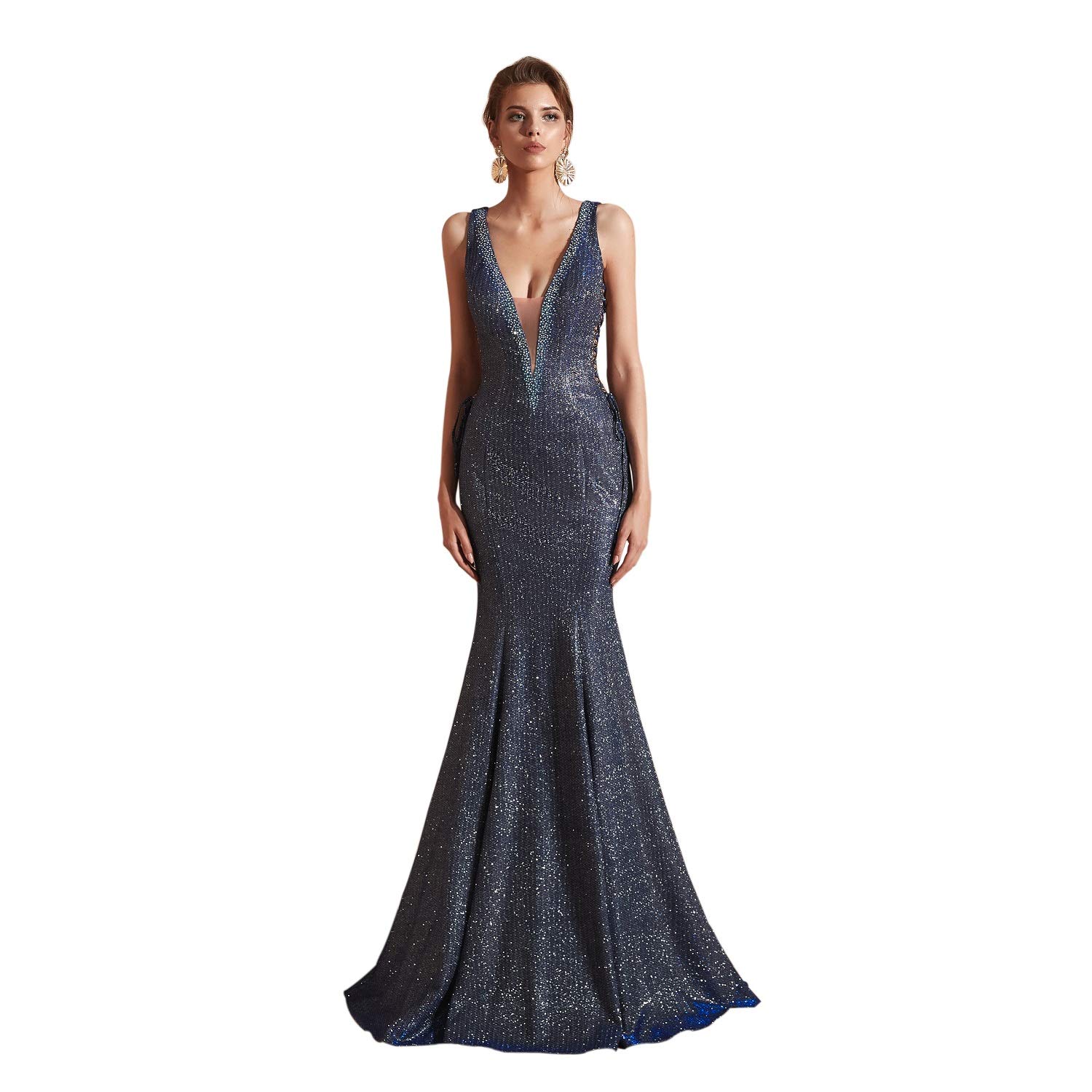 Elegant Leyidress Women's Mermaid Prom Dress for Party, Evening Gown, Wedding Bride & Bridesmaid - Perfect for Formal Events, Galas & Special Occasions