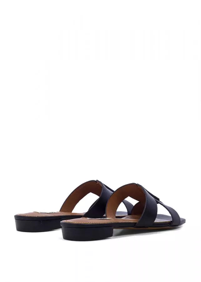 Chieko Women's Comfortable Black Sandals - Perfect for Beach, Vacation & Summer Outfits