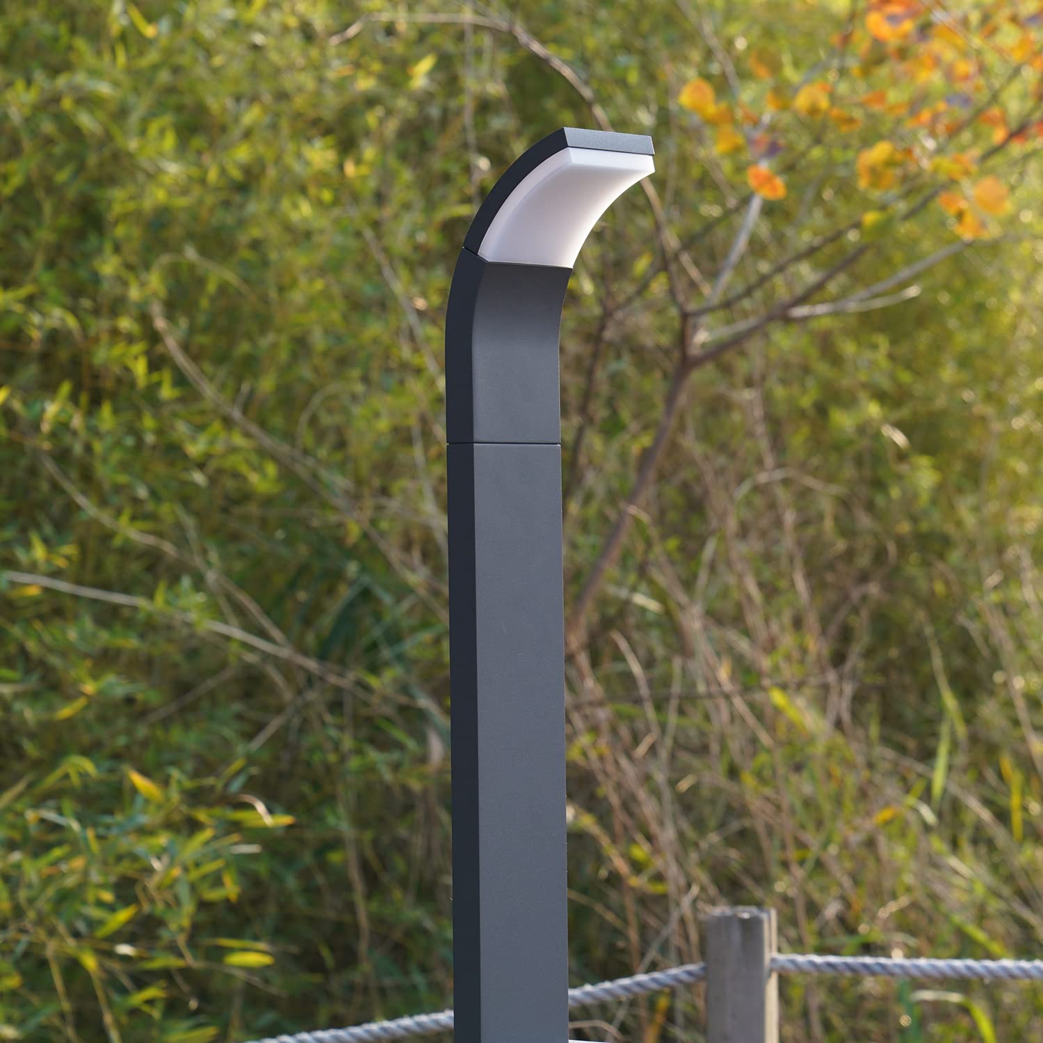 Modern European Design LED Pathway Lights - 7W 480Lm Waterproof IP54 Aluminum Garden Lighting for Walkway, Patio, Yard (23.6In 120V) - Perfect for Landscape, Driveway, and Outdoor Decoration
