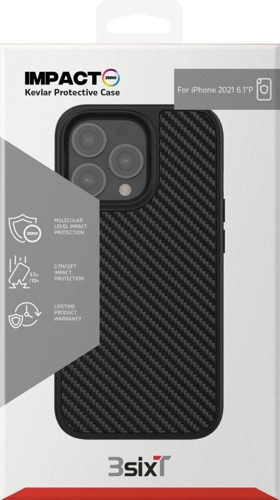 Impact Zero® Kevlar Protective Case for iPhone 13 Pro - Ultra Thin & Military Grade Drop Protection | Shockproof & Scratch Resistant Phone Cover for Everyday Use, Outdoor Activities & Travel