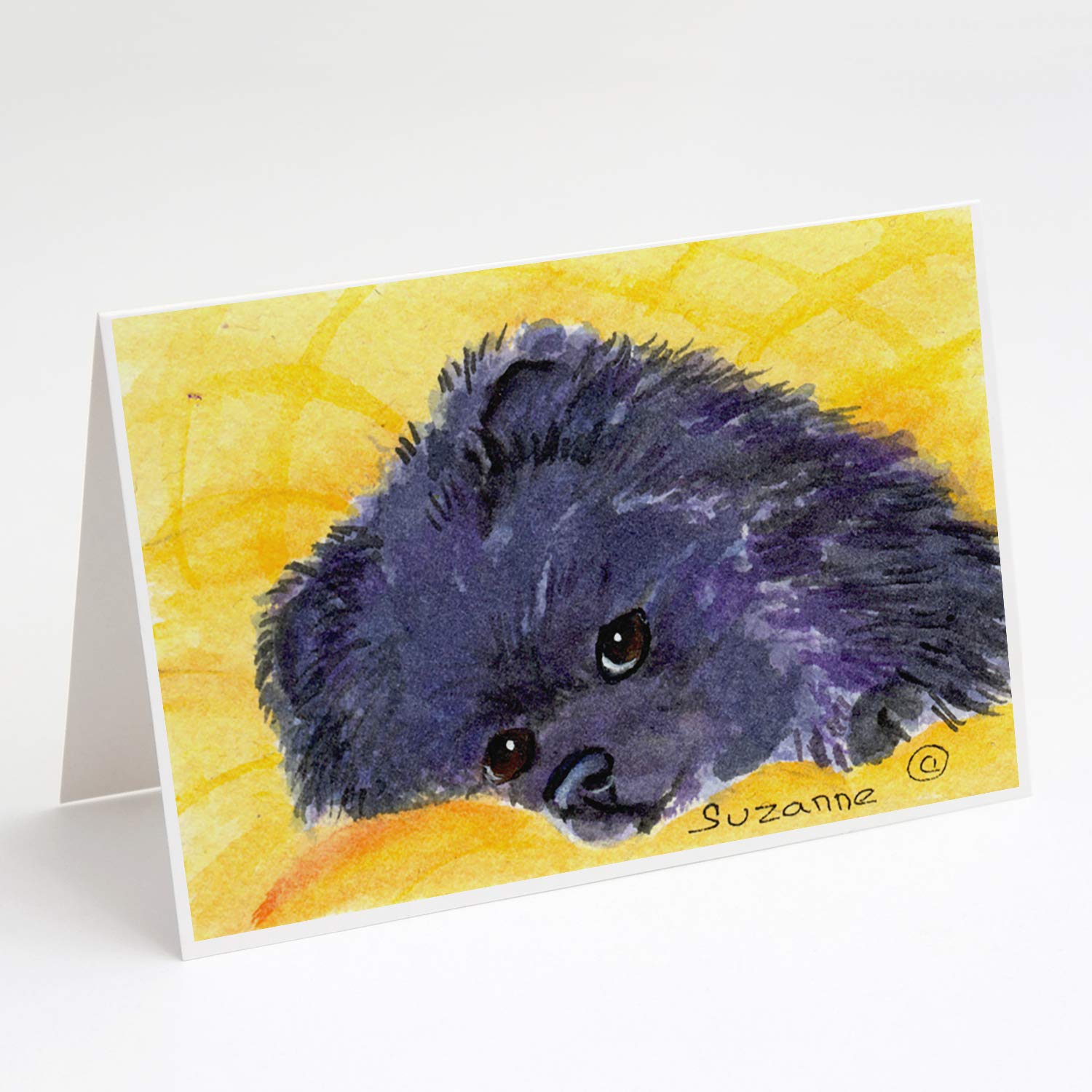 Pomeranian Greeting Cards & Envelopes Set | 8 Blank A7 Note Cards (5x7 Inches) | Whimsical Dog Lover Stationery | Perfect for Birthdays, Thank You Notes & Special Occasions