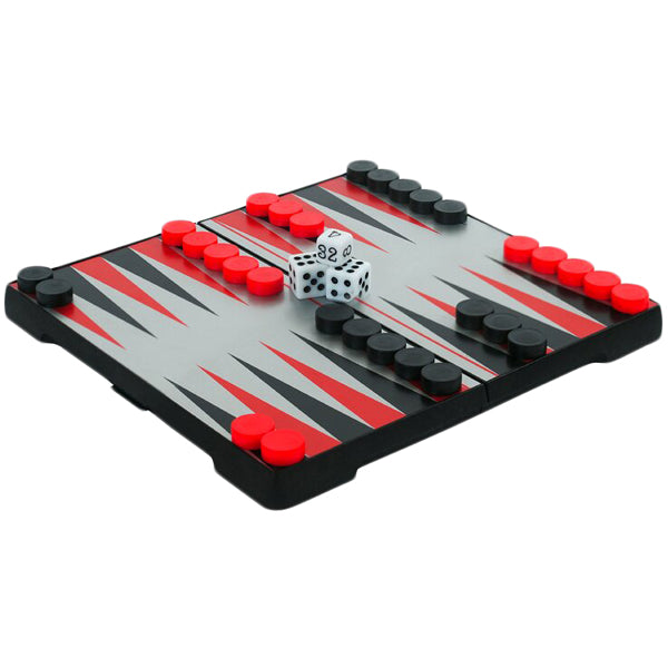Premium Travel Backgammon Set - Portable Backpack Backgammon Board Game with Wooden Pieces - Perfect for Camping, Beach Trips, and Outdoor Adventures