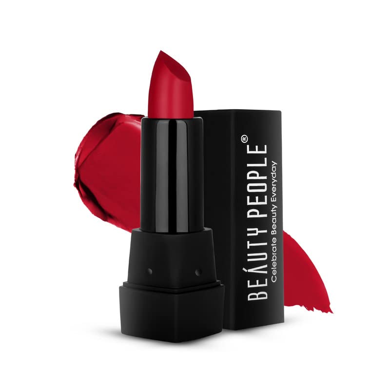 Beauty People Pure Matte Lipstick - Long Lasting, Highly Pigmented, Cruelty-Free (Shade 111) | Perfect for Everyday Wear, Date Night & Special Occasions