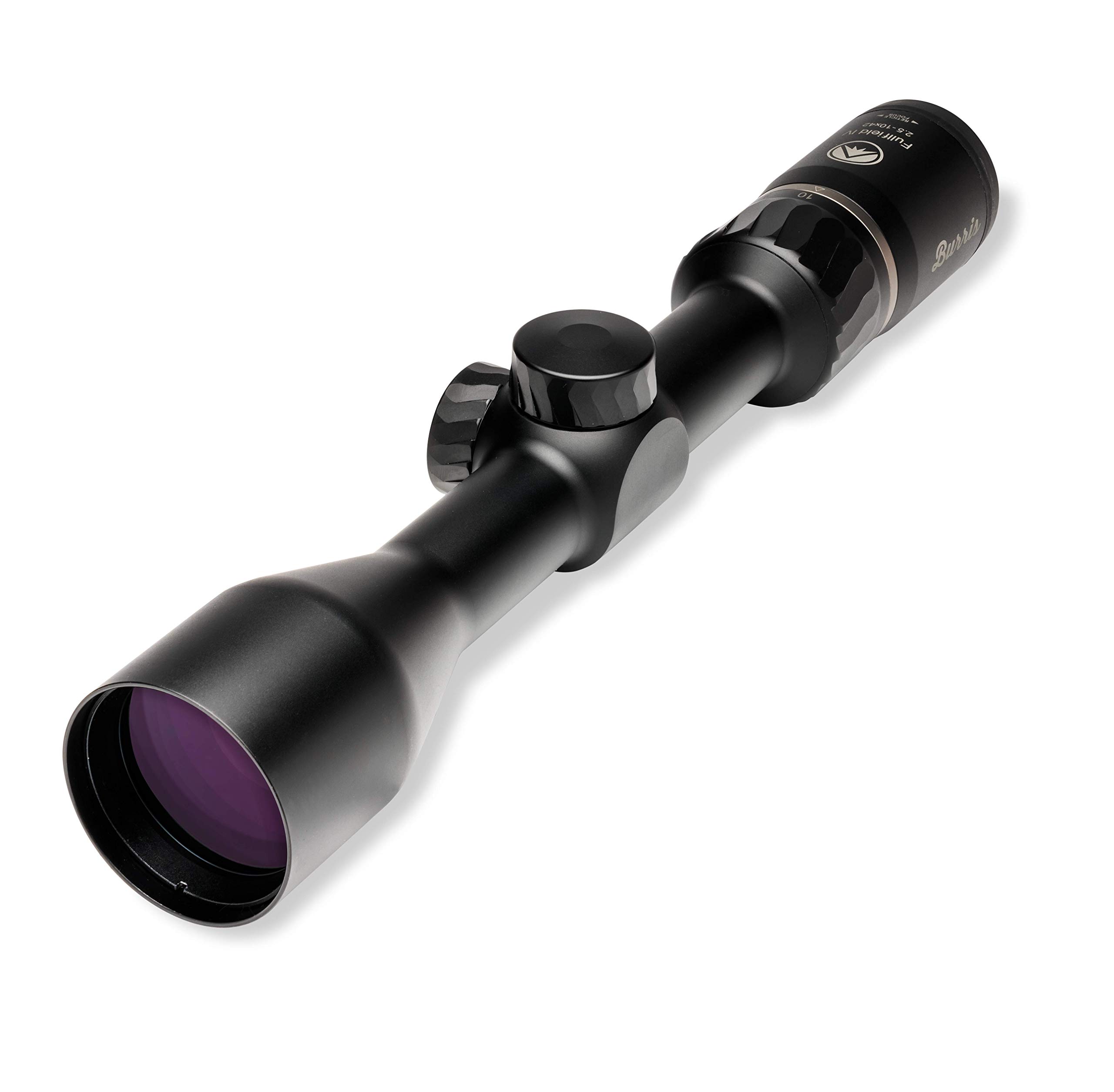 Burris Fullfield IV 2.5-10x42mm Rifle Scope for Hunting - Perfect for Deer, Elk & Long-Range Shooting | Matte Black Finish, Ballistic Plex Reticle