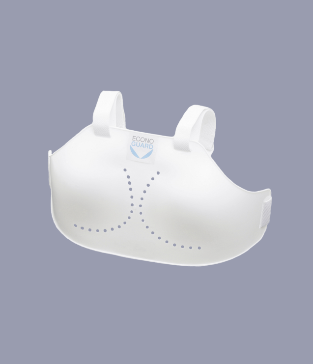 Uhlmann Girls' Plastic Chest Protector - Youth Sports Safety Gear for Softball, Baseball & Lacrosse - Lightweight Protective Equipment for Training & Games