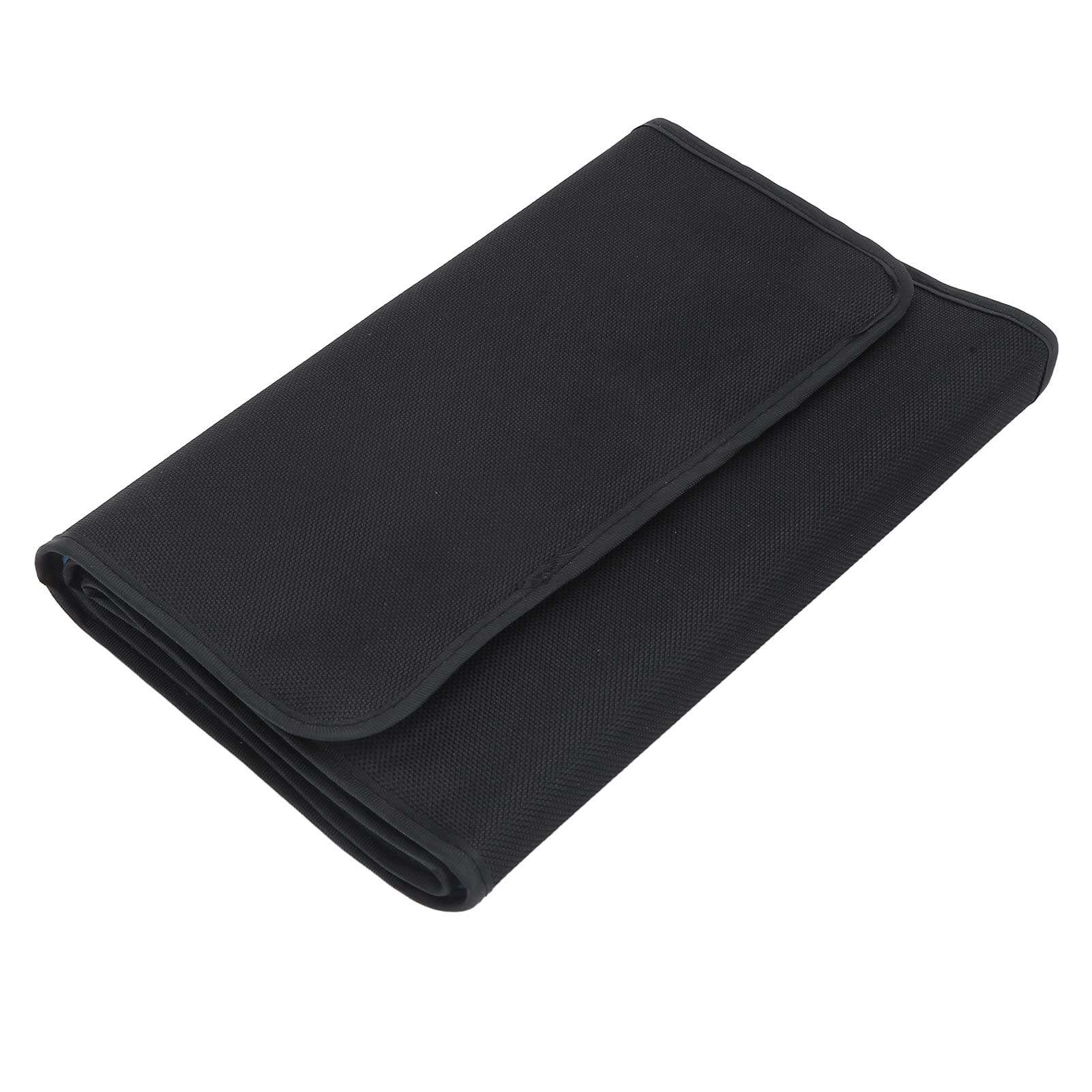 Jazar Camera Lens Filter Wallet Case - 10 Pocket Lightweight Portable Collapsible Storage for P Series, Round & Square Filters - Perfect for DSLR, Mirrorless & Professional Photography Gear Organization
