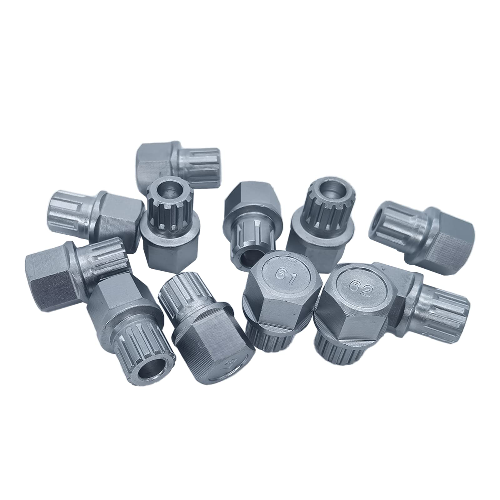 Volkswagen Chrome Steel Wheel Lock Key - Anti-Theft Lug Nut Screw Key for VW (57) | Secure Your Wheels from Theft | Perfect for Parking, Travel & Long-Term Vehicle Storage