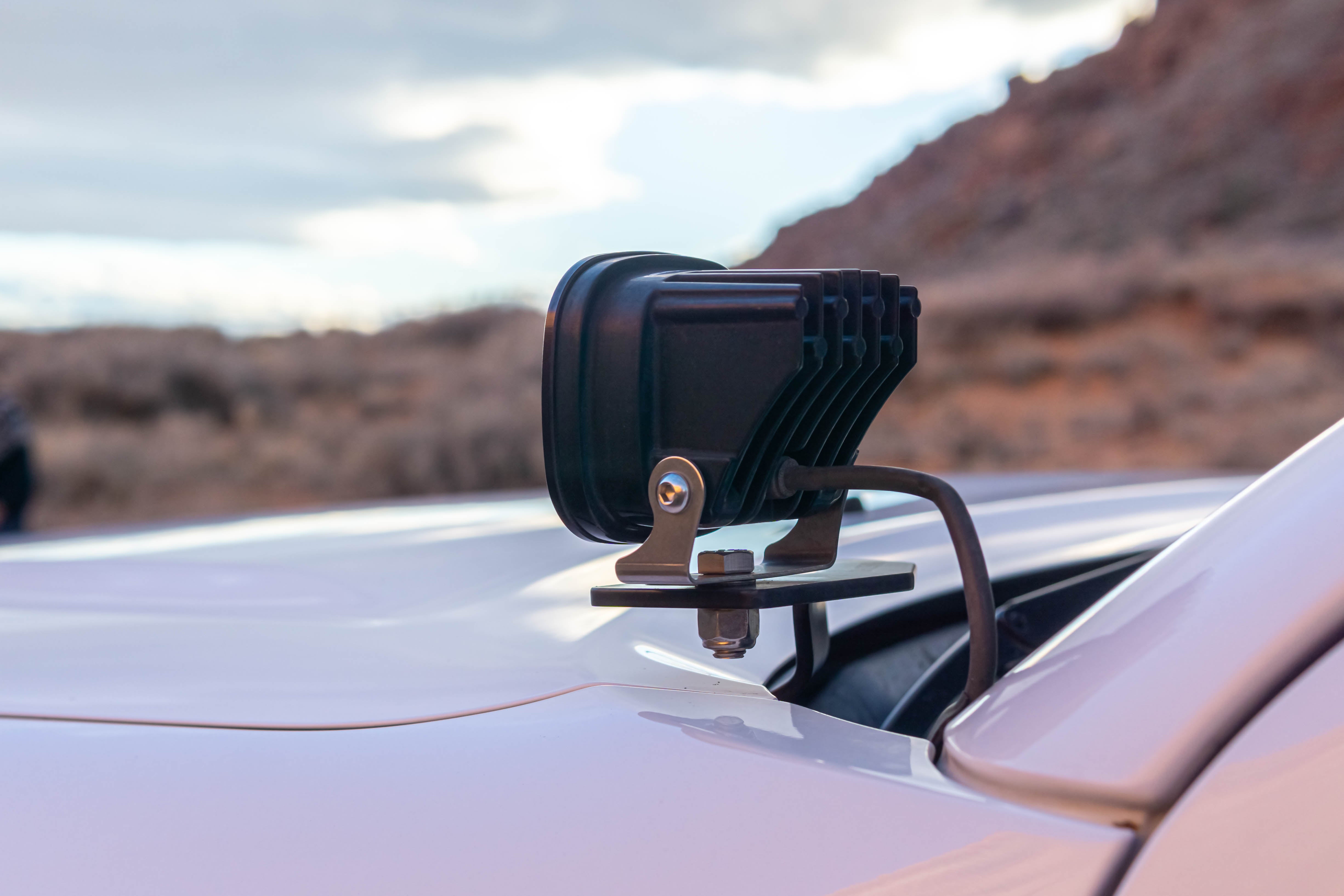 2005-2015 Toyota Tacoma SDHQ Built A-Pillar Light Mounts - Heavy Duty Off-Road LED Light Brackets for Fog & Spot Lights - Perfect for Night Driving, Overlanding & Off-Road Adventures