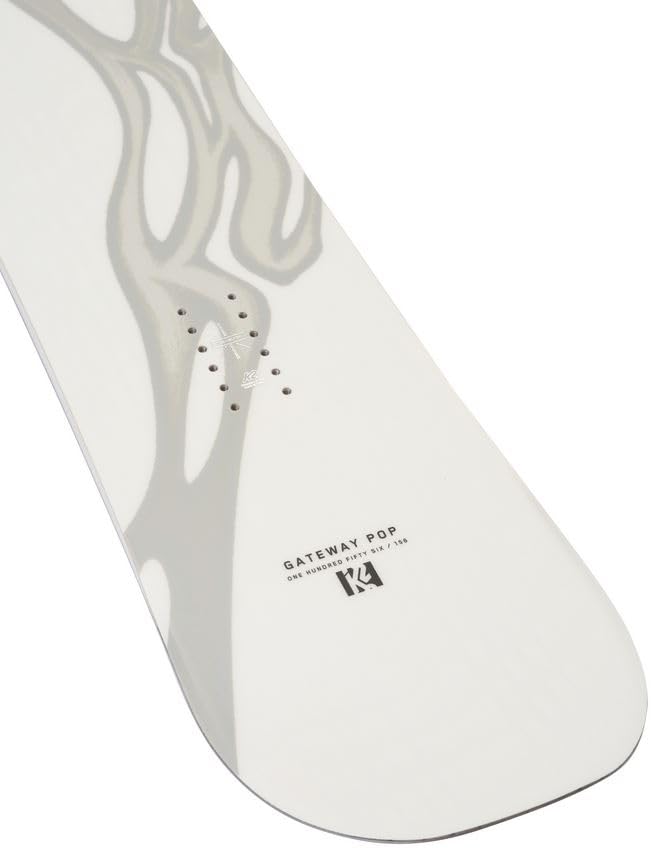 K2 Gateway Pop Men's Snowboard - All-Mountain Freestyle Snowboard for Intermediate Riders | Perfect for Park, Powder & Groomed Runs