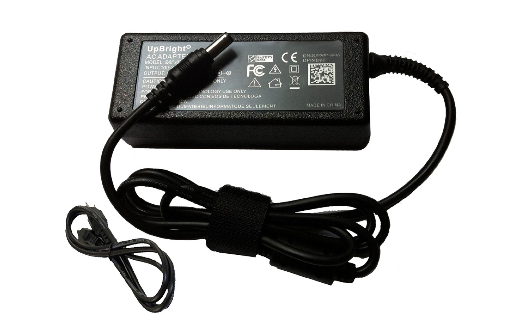 UpBright 48V AC/DC Adapter Replacement for Amcrest Qcam NV2108E & Other Models - 48VDC Power Supply Cord for 8-Channel NVR Network Video Recorder - Perfect for Home & Business Security Surveillance Systems