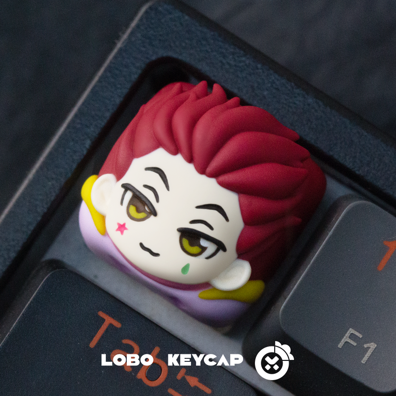 HUNTERXHUNTER Full Time Hunter Series Themed Custom Resin Mechanical Keyboard Keycaps - Anime Gaming Accessories for PC & Mac