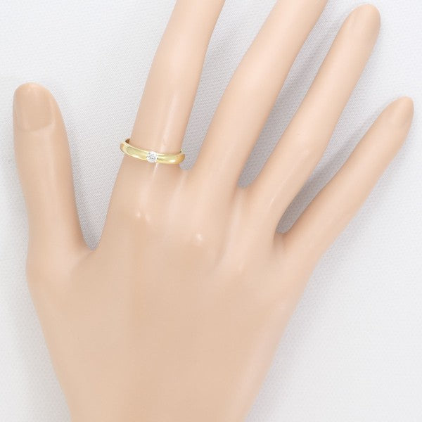 18K Yellow Gold Diamond Ring for Women - Elegant Solitaire Engagement & Wedding Band - Perfect for Proposals, Anniversaries, and Special Occasions