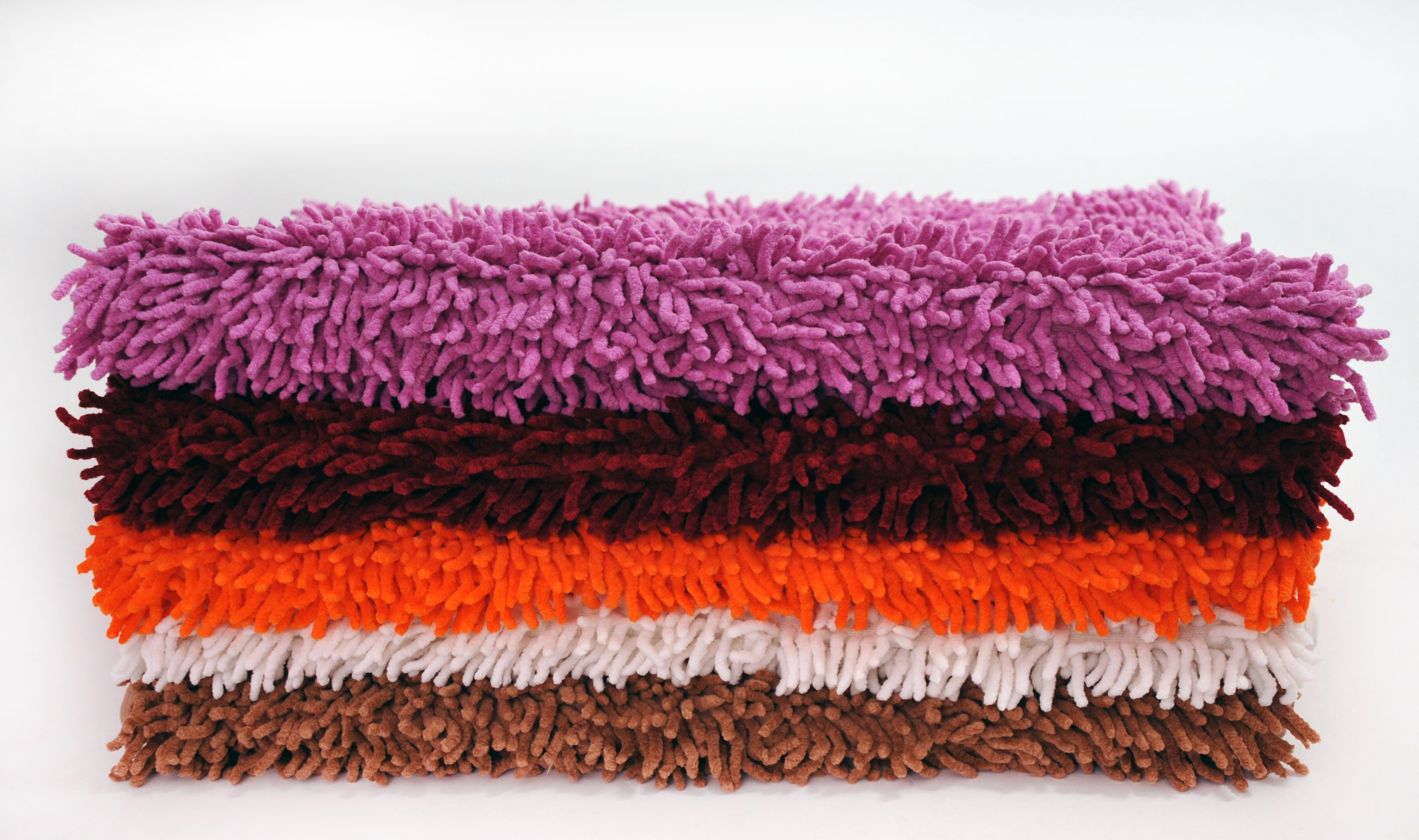Premium Soft Chenille Shag Bath Mat - 16x24 Inch, Camel Brown - Ultra Absorbent & Non-Slip Bathroom Rug for Cozy Home Decor, Perfect for Bathroom, Bedroom & Vanity Areas