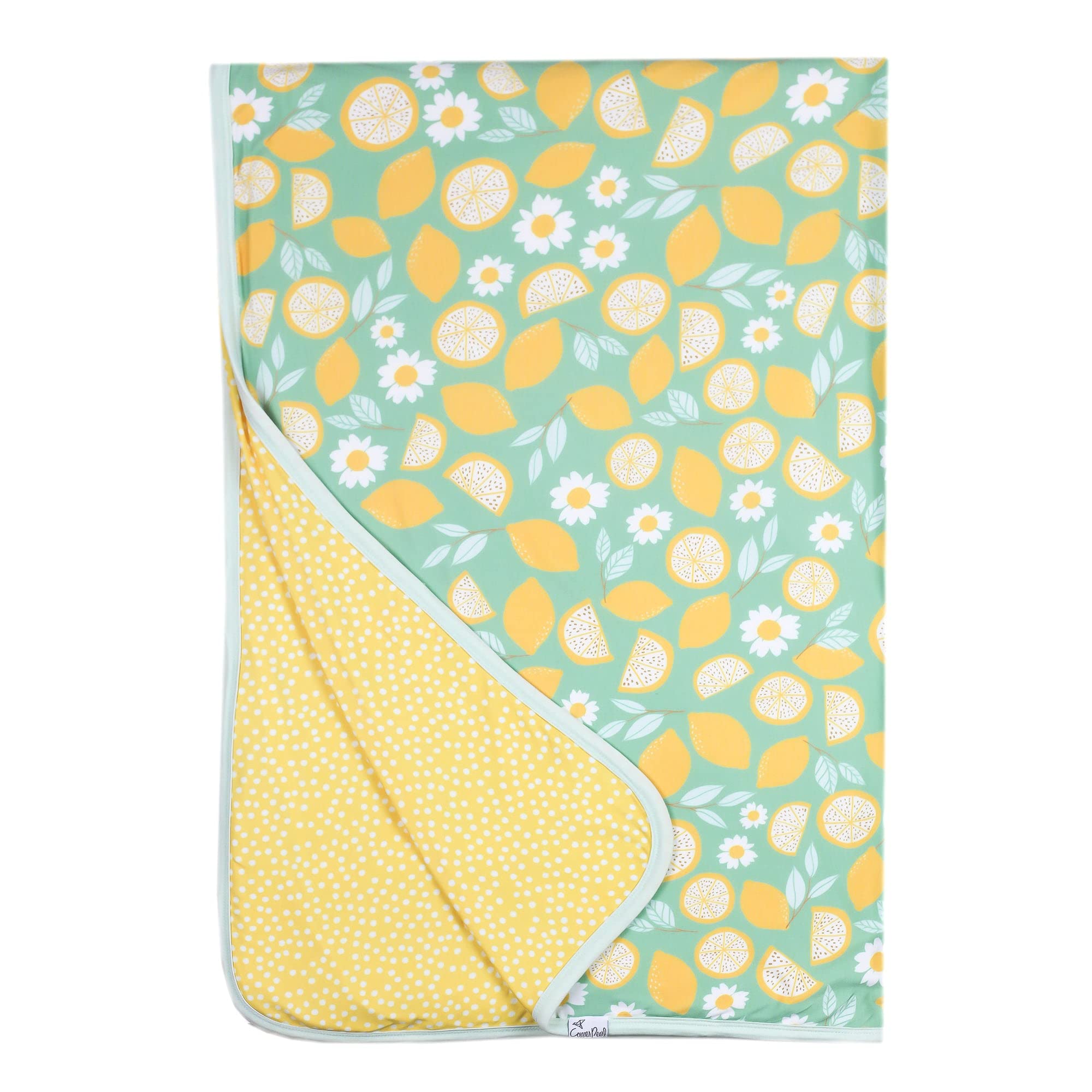 Premium Copper Pearl Jumbo Knit 3-Layer Stretchy Throw Blanket - Soft Lemon Yellow - Perfect for Sofa, Bed, Nursery & Cozy Home Decor