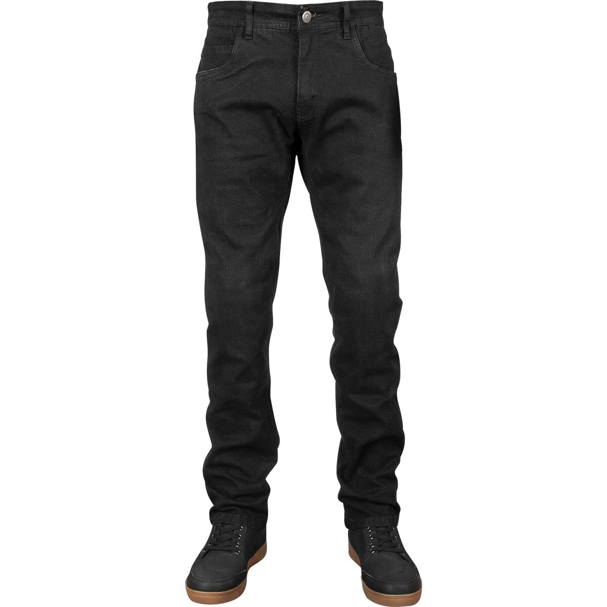 Speed and Strength Men's True Grit Jeans - Black, 38x30, Durable Denim Pants for Motorcycle Riding & Casual Wear | USA Sizing