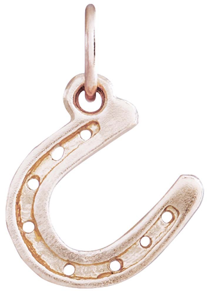 Helen Ficalora Sterling Silver Horseshoe Mini Charm Pendant Necklace - Good Luck Jewelry Gift for Women, Perfect for Birthday, Anniversary & Everyday Wear