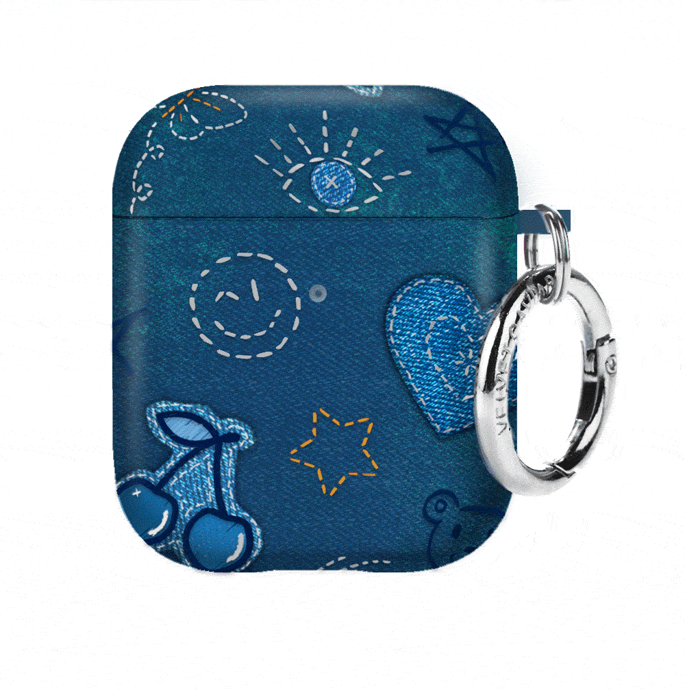 Blue Jean Baby AirPod Case - Stylish Protective Cover for Apple AirPods 1/2/3 & Pro - Perfect for Travel, Work & Everyday Use