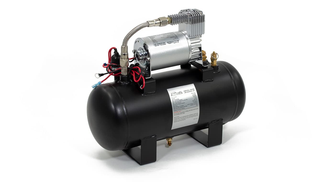 HornBlasters Mini-Tug 1.5 Gallon 150 PSI Air Horn Kit - Complete All-in-One Air System with Easy Installation - Perfect for Trucks, Boats & Emergency Vehicles