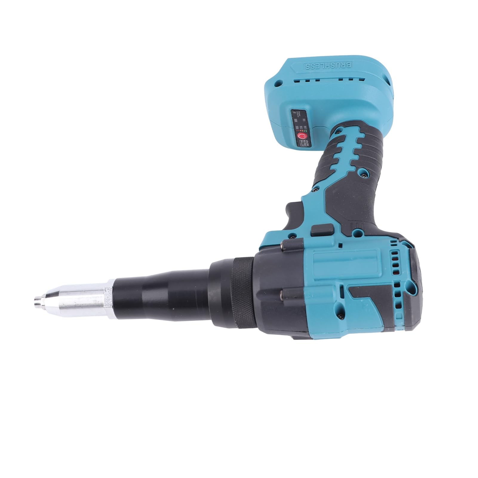18V Cordless Brushless Electric Rivet Nut Gun - Wireless Automatic Riveting Tool with LED Light for Metalworking, Automotive & DIY Projects