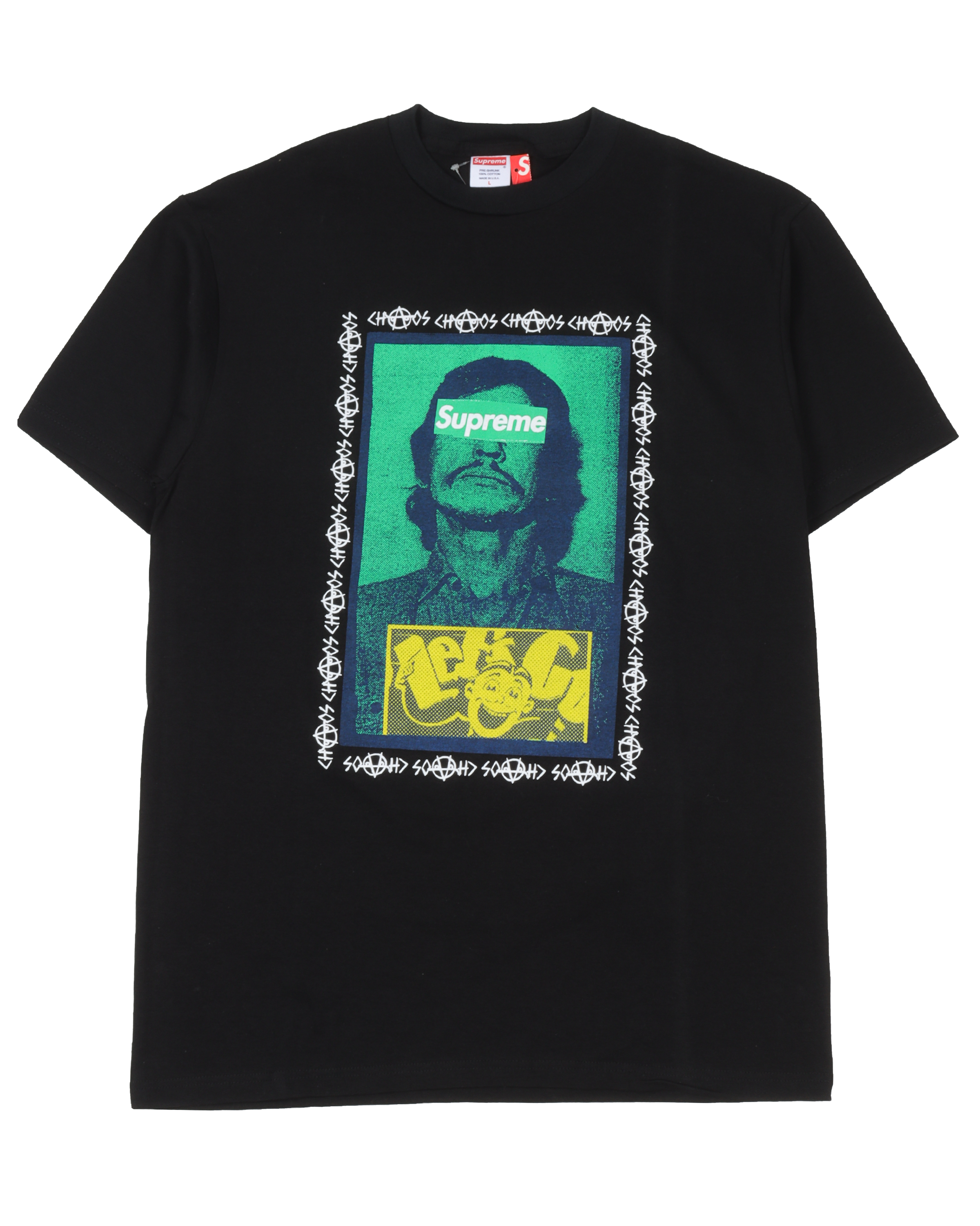 2008 Charle Bronson Box Logo T-Shirt - Vintage Graphic Tee for Men - Casual Streetwear & Retro Fashion