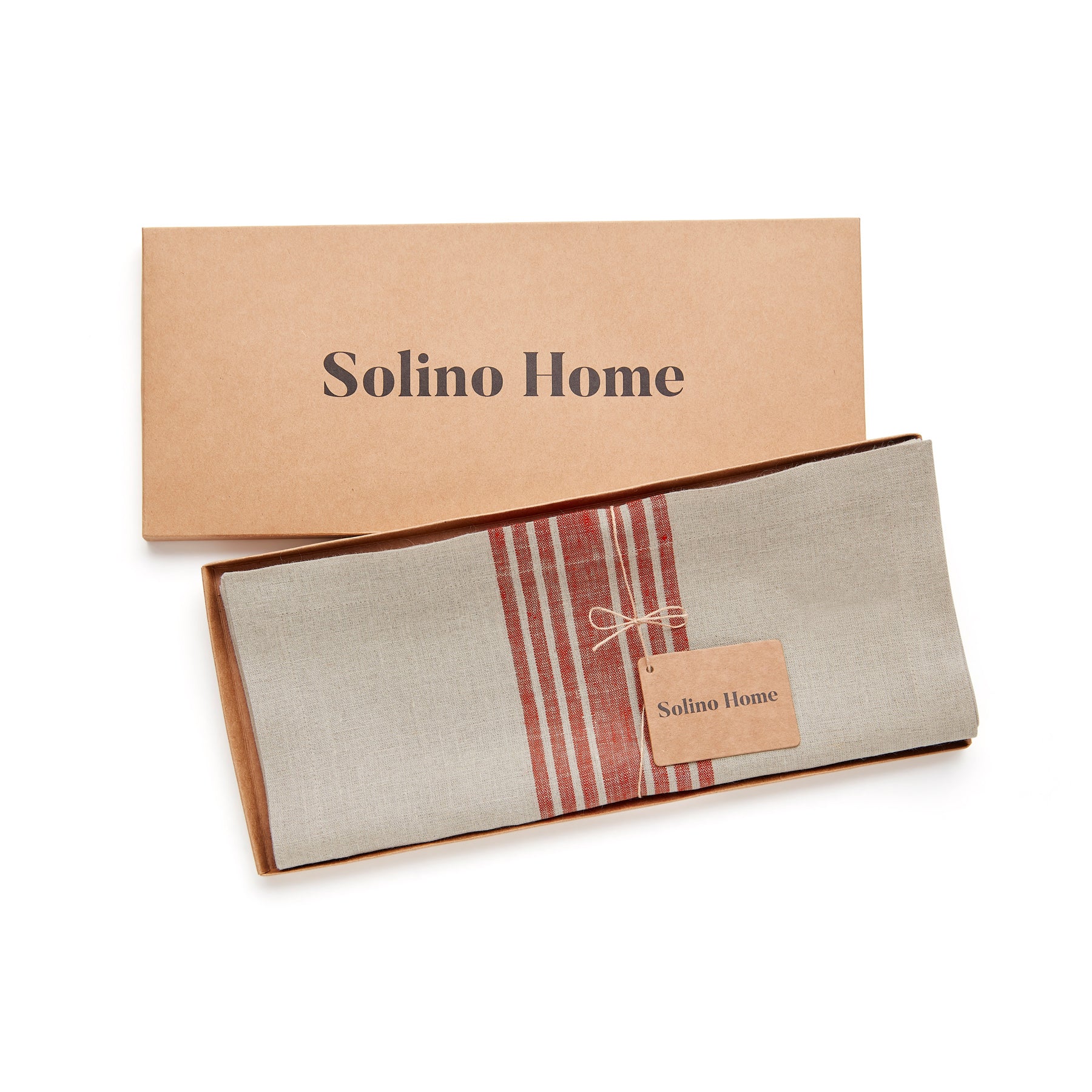 Rustic Farmhouse Table Runner for Dining Room Decor - Cotton Linen Tablecloth for Farmhouse Style, Weddings, and Holiday Decorations