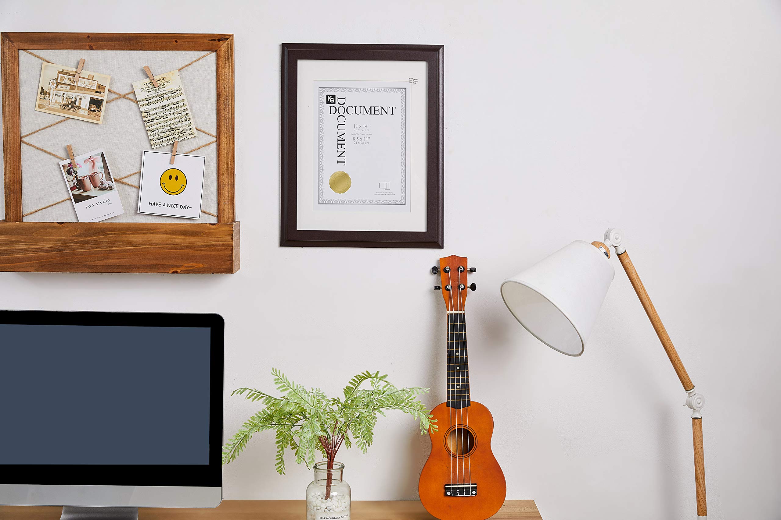 Kiera Grace Traditional 11x14 Inch Espresso Document Frames - Pack of 8 for Certificates, Diplomas & Photos | Perfect for Home, Office & School Decor