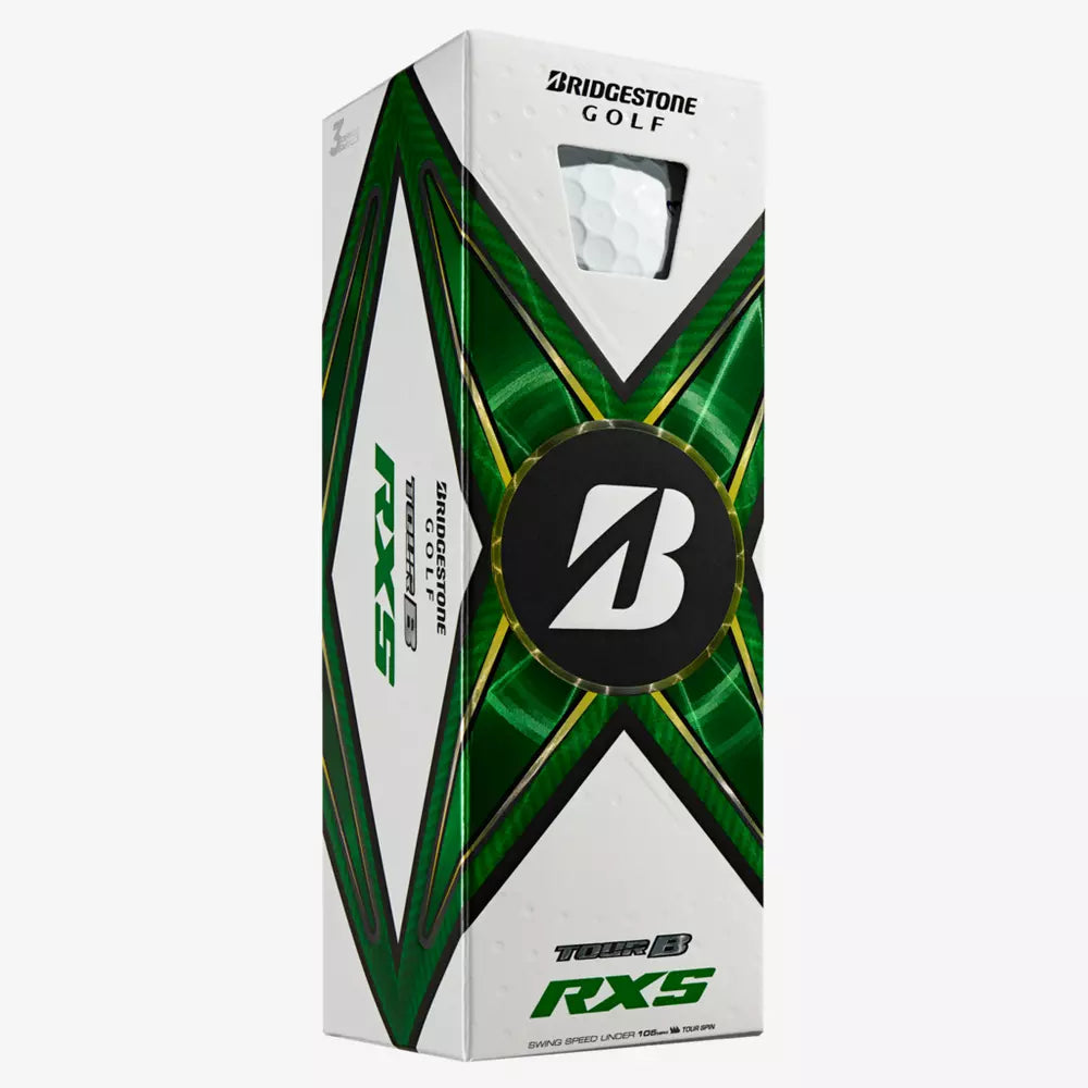 Premium Bridgestone Tour B RXS 2024 Golf Balls - High Performance for Low Spin & Soft Feel - Perfect for Mid-Handicap Golfers on the Course