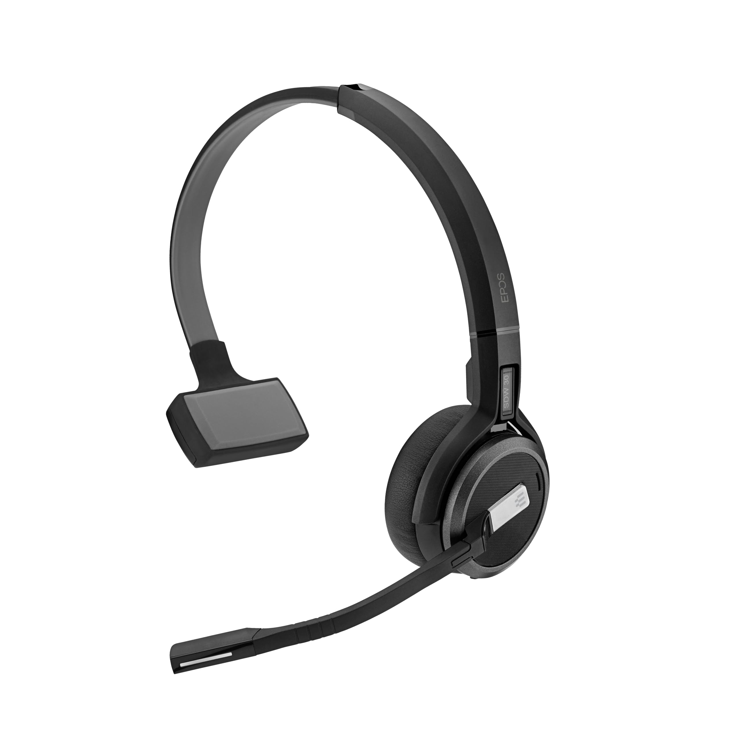 Sennheiser SDW 5033 Wireless DECT Headset with Dual Microphone & Ultra Noise Cancelling - Monaural Single-Sided Design for PC, Softphone, Call Centers & Office Use (Black, Model 506584) - Perfect for Remote Work, Customer Service & Long Conference Calls