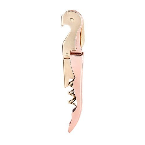 Premium Copper & Gold Wine Bottle Opener Corkscrew - Elegant Bar Accessory for Wine Lovers & Home Entertaining