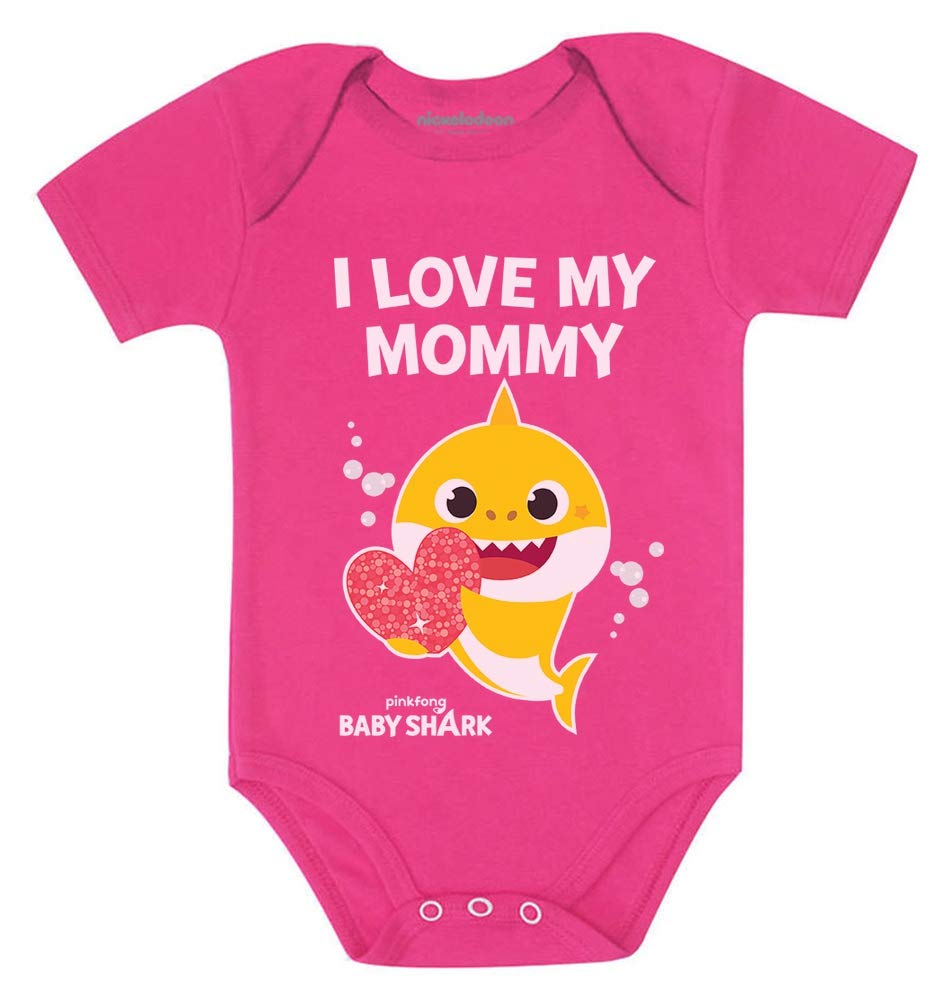 Baby Shark Doo Doo Doo Bodysuit - Cute Mother's Day Outfit Gift for Baby Boys & Girls | Perfect for First Mother's Day Celebrations & Family Photos