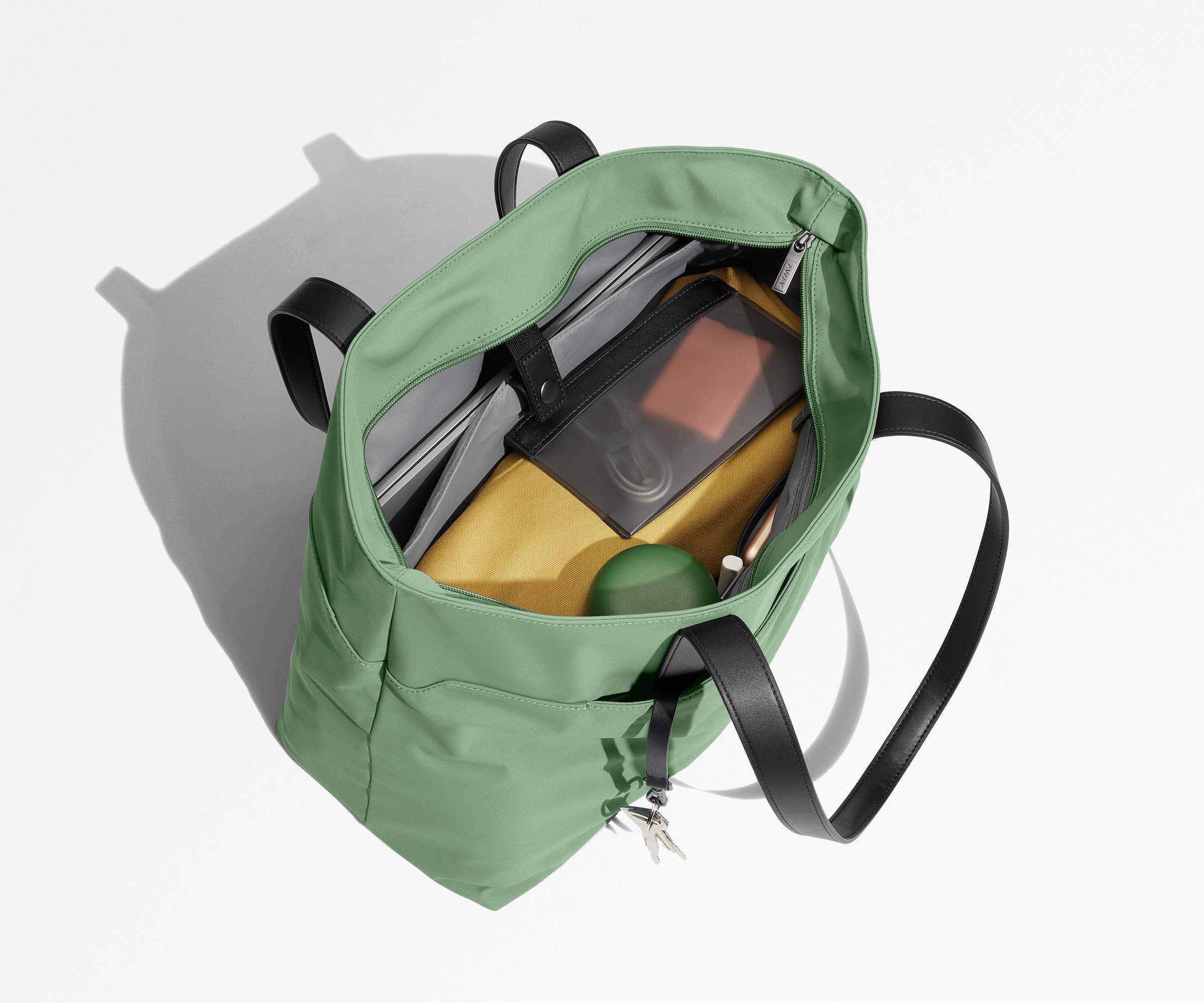 Sea Green The Everywhere Tote - Stylish & Durable Canvas Tote Bag for Women | Perfect for Work, Travel, Shopping & Beach Day Essentials