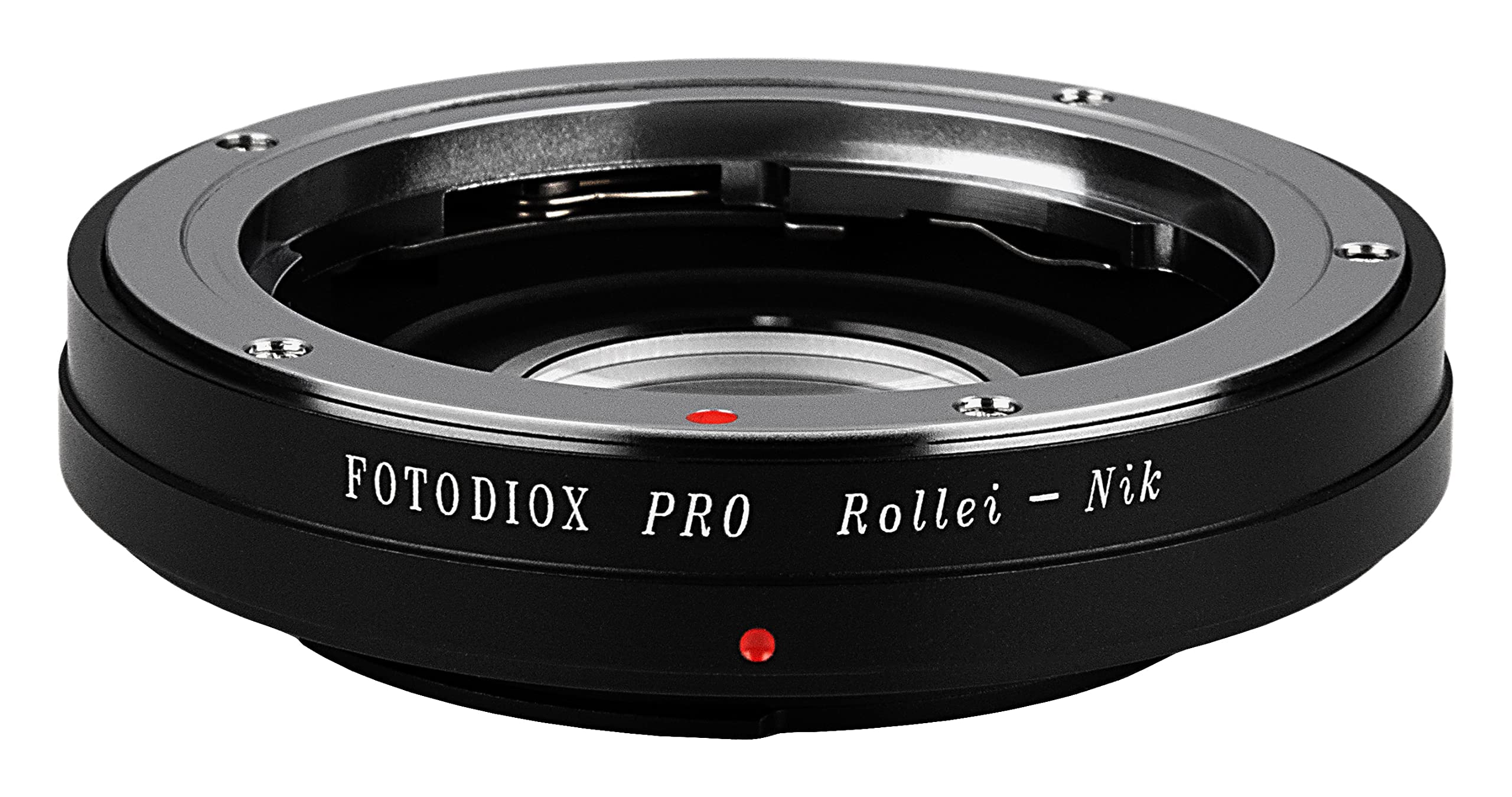 Fotodiox Pro Lens Mount Adapter - Rollei 35mm to Nikon F-Mount DSLR Camera Adapter | Compatible with Nikon D850, D750 & More | Perfect for Vintage Lens Photography & Film Making