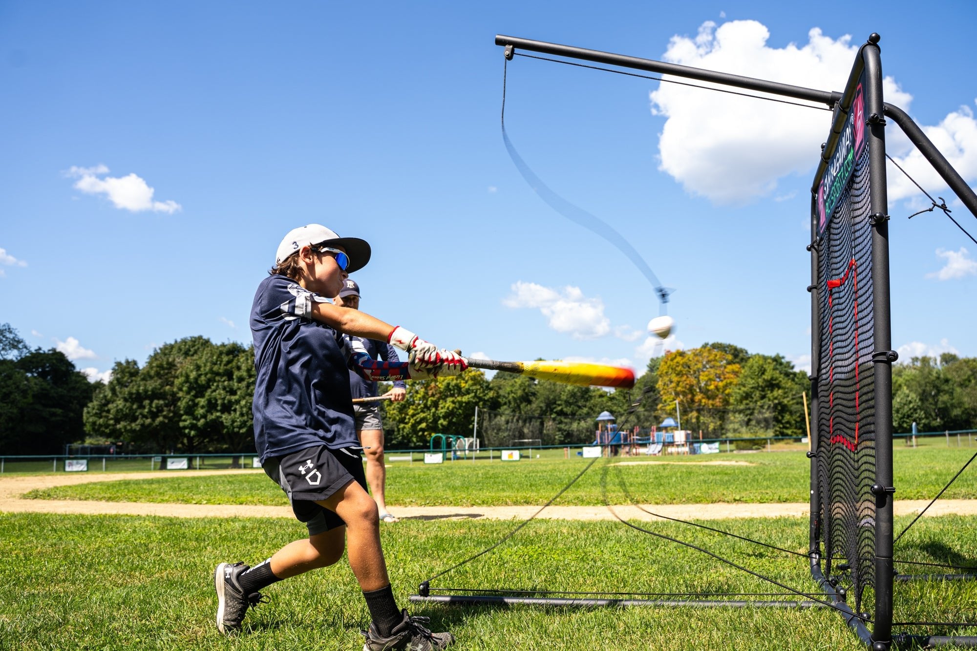 SwingAway Replacement Ball & Bungee - Durable Baseball & Softball Training Accessories for Pitching Machines & Batting Cages | Perfect for Home, Field & Backyard Practice