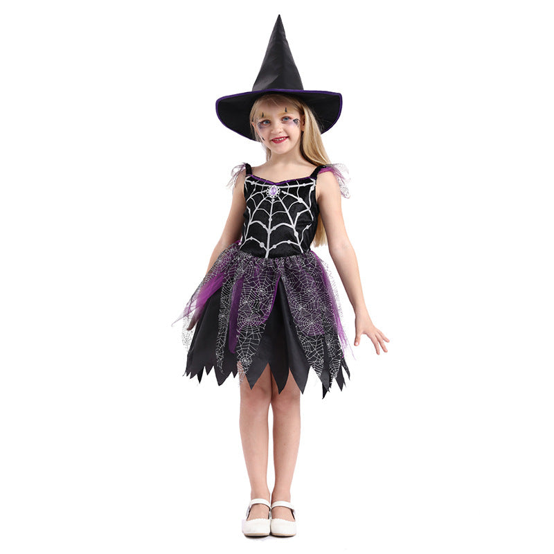 Halloween Witch Costume for Kids - Cute & Spooky Outfit for Trick or Treating, Costume Parties & Halloween Events