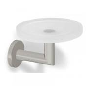 StilHaus ME09-SNI-637509825003 Medea Collection Soap Dish in Satin Nickel Finish - Elegant Bathroom Accessory for Sink, Countertop, and Shower Organization
