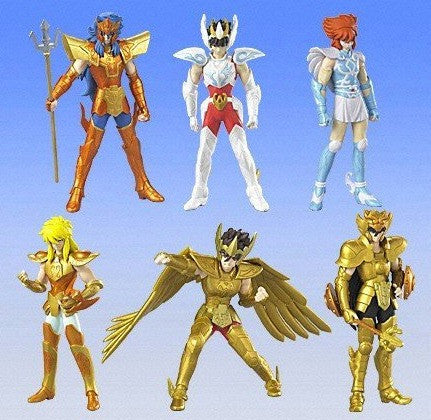 Bandai HGIF Saint Seiya Myth Cloth Gashapon Overture 6 Figure Set - Collectible Anime Action Figures for Display & Gifts | Perfect for Anime Fans & Collectors