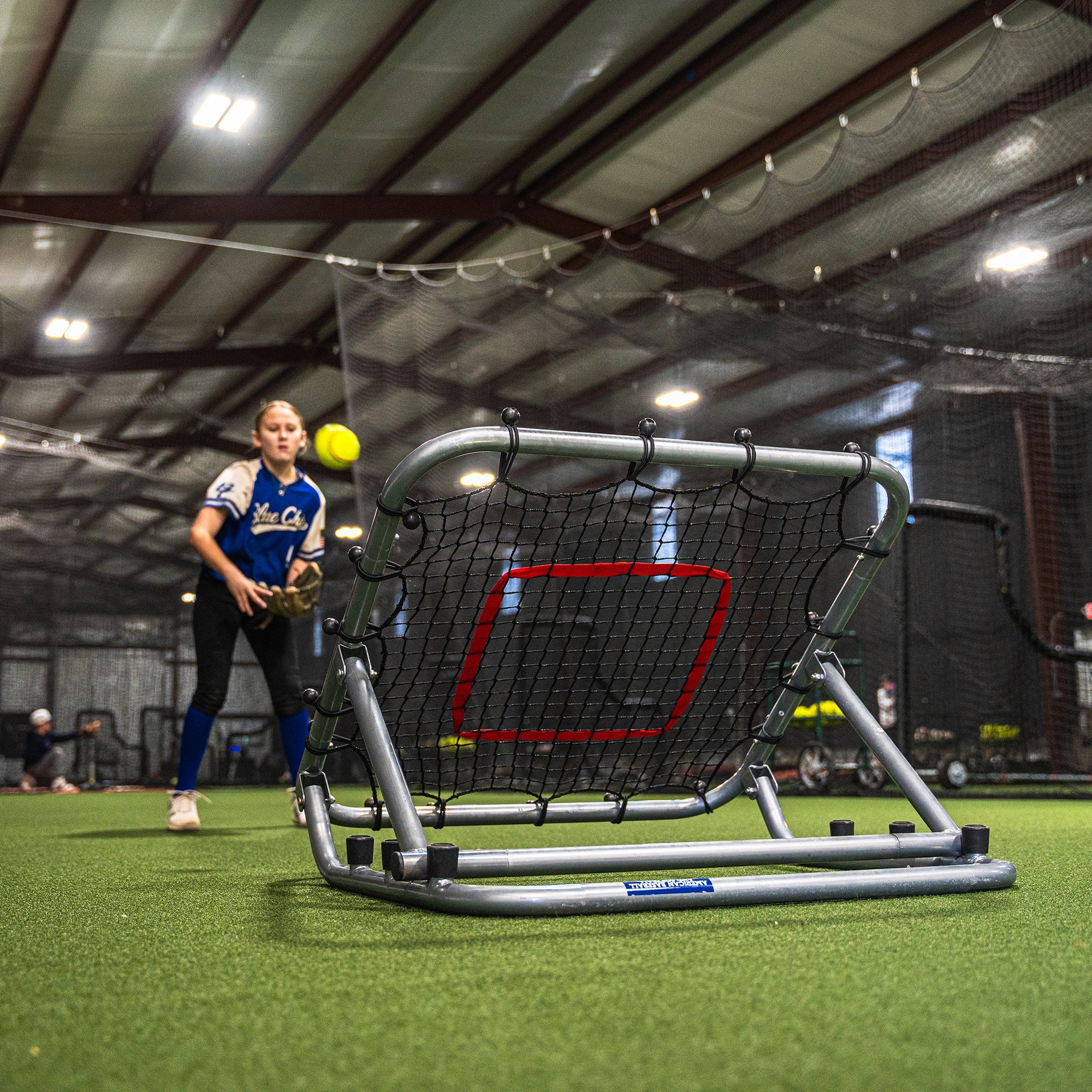 Pro Portable 3x3 Feet Baseball Softball Rebounder - Free Training Videos Included | Fast 24-48 Hour Shipping | Perfect for Backyard Drills & Training