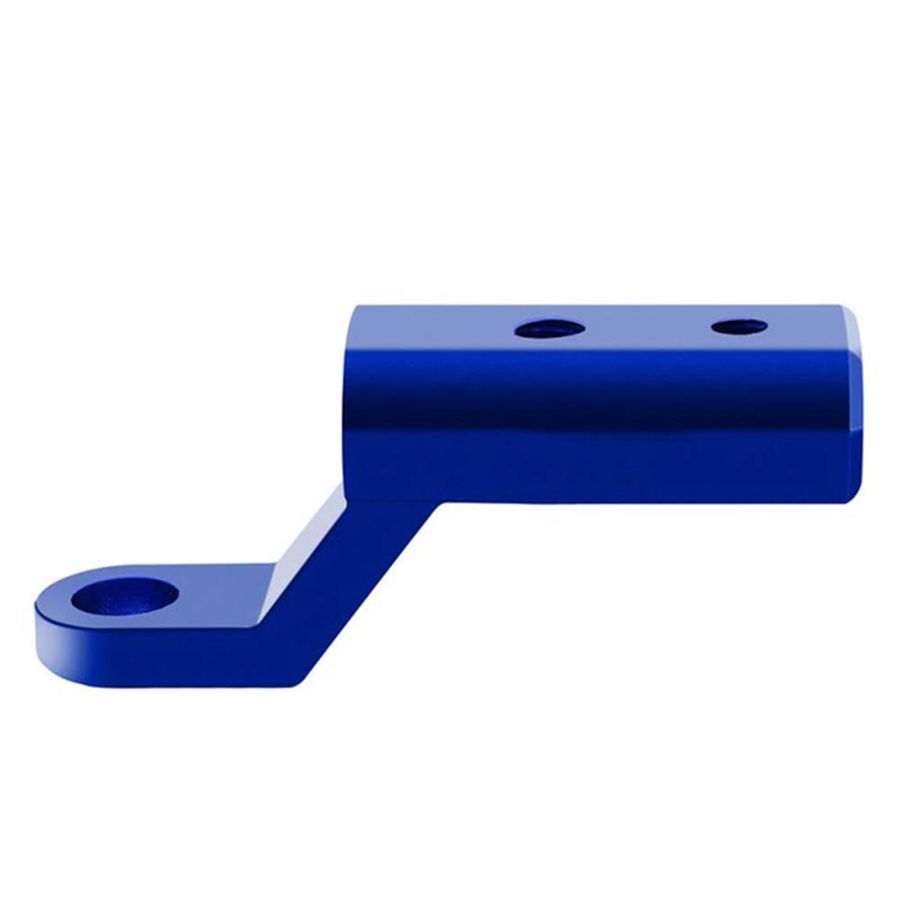 Aluminum Alloy Motorcycle Mirror Bracket Support Holder - Universal Rearview Mirror Extension Mount for Motorcycles, ATV & Scooters (Blue) | Durable Mirror Base for Enhanced Visibility & Safety Riding