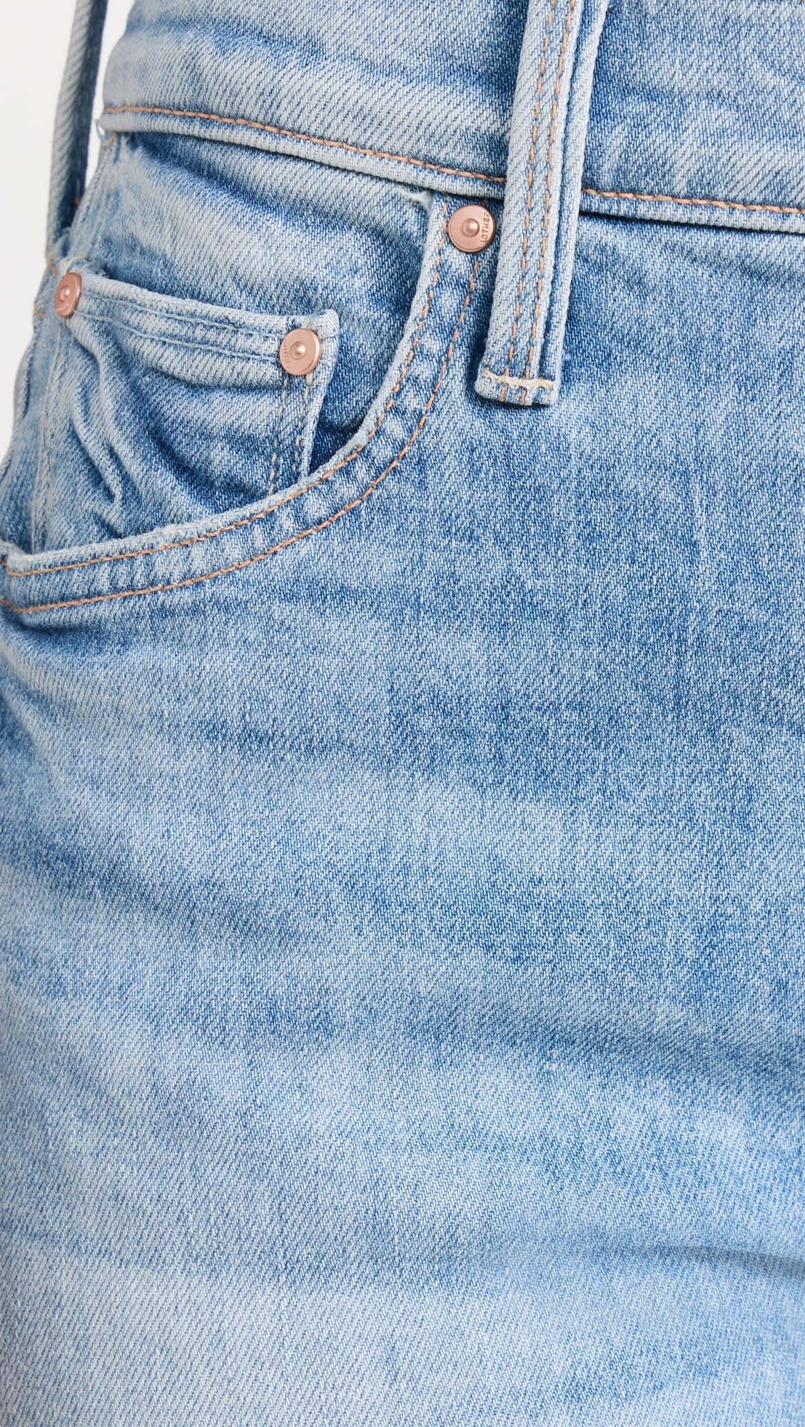 MOTHER Women's The Thrasher Skimp Jeans - High Waisted Distressed Denim Shorts for Summer | Perfect for Beach, Music Festivals & Casual Outings